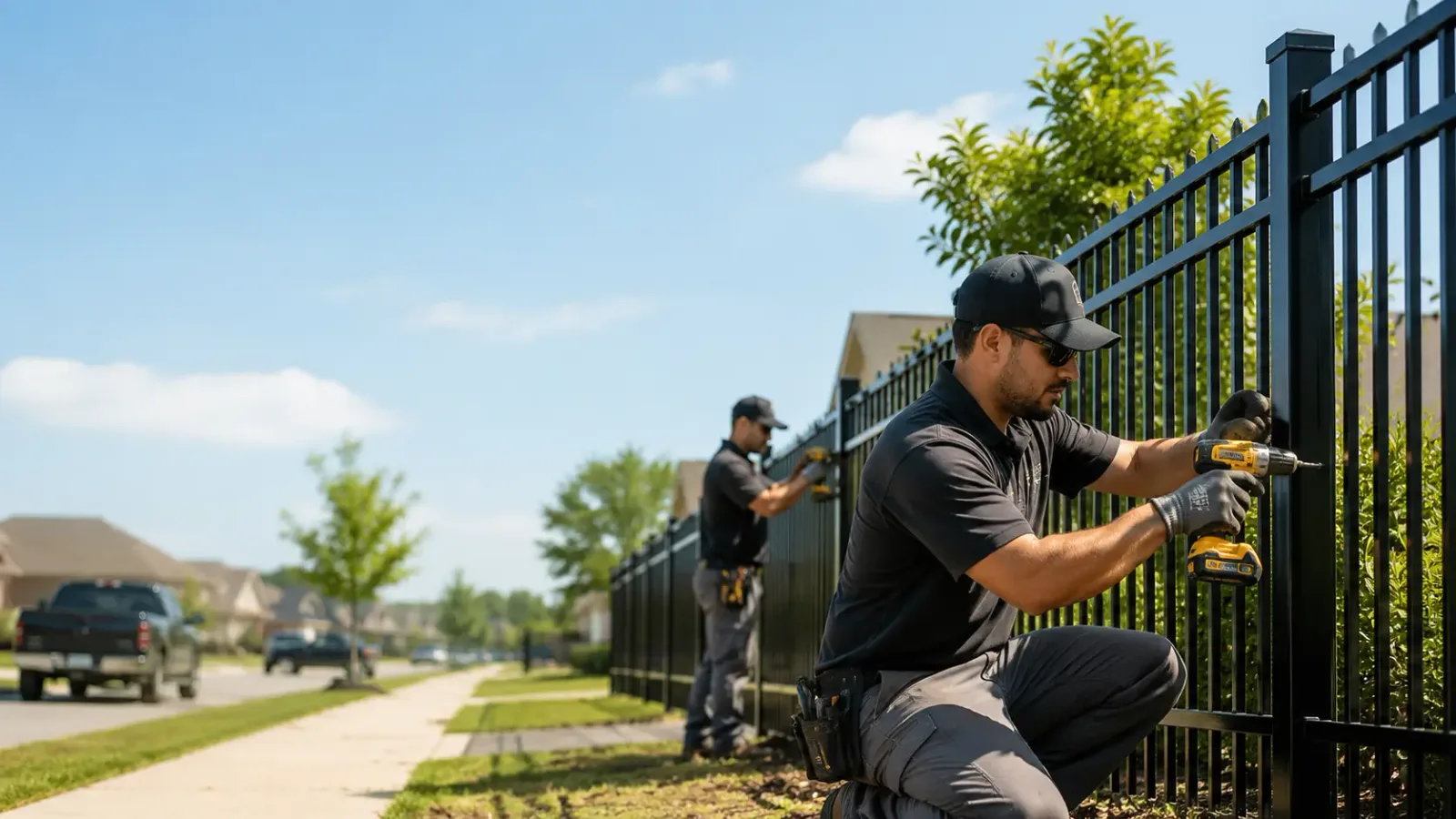 Metal Fence Installation in Lupton, MI